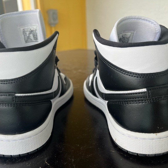 Nike Air Jordan Black and White Sneakers - Picture 3 of 6